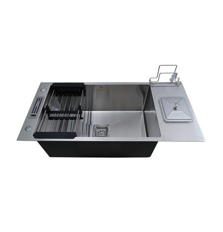 Single Bowl with Dustbin hand made sink